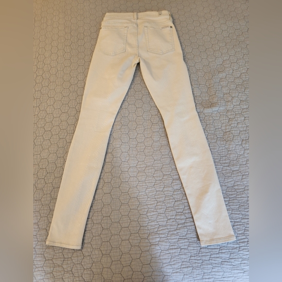Unique 7 for All Mankind White Skinny Jeans: size 27 - Picture 5 of 14